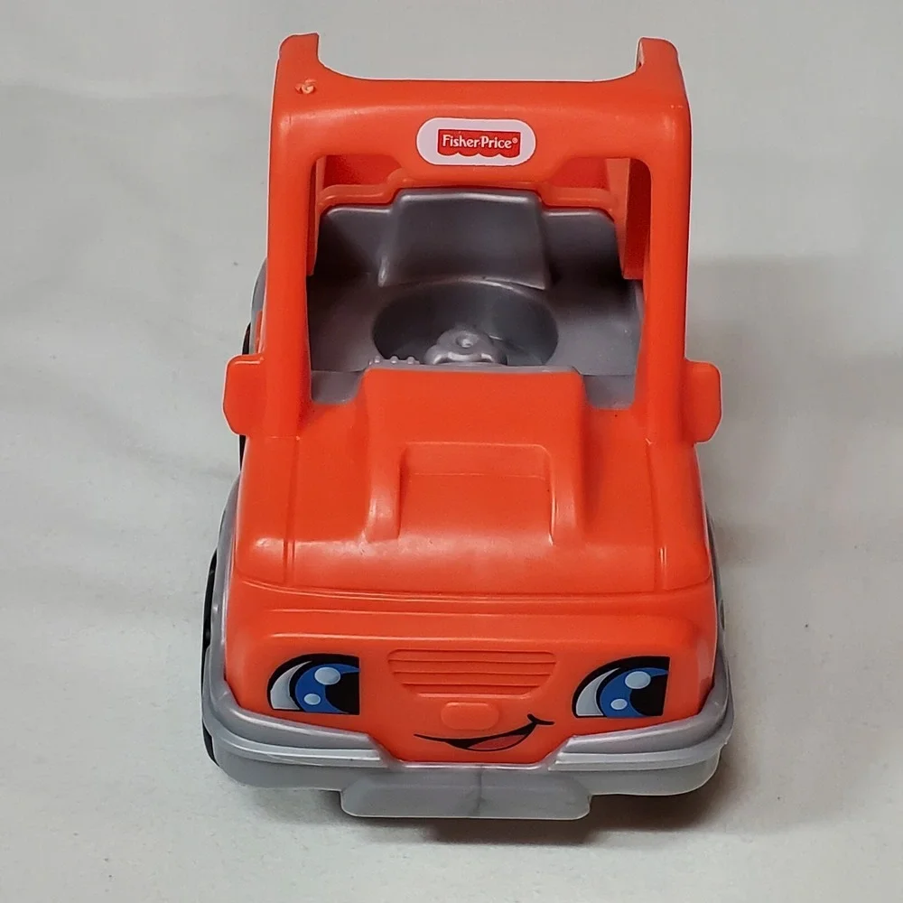 Fisher Price Little People Help a Friend Orange Pick Up Truck ATV Off Road 2017